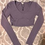 Garage  Purple Long Sleeve Top Photo 0