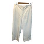 J. Crew Women’s Ankle Length Khaki Pants Sz 8 Summer Coastal Preppy Lightweight Tan Photo 1