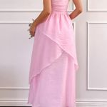Beginning Boutique Sadie Pink Maxi Dress Photo 1