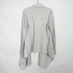 Knox Rose  Silver Metallic Gray Open Front Cardigan Size Small Photo 5