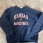 Hanes Kansas Jayhawks vintage oversized crewneck size XL basketball retro university Photo 0