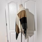 Ellen Tracy Ellen Tracey Colorblock Wool Blend Poncho - sz S‎ Photo 1