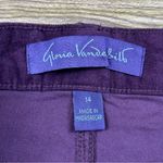 Gloria Vanderbilt Amanda Corduroys Slimming Panel Huckleberry NWT - Size 14 Photo 5