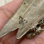 Vintage Bird Gemstones Cabochon Figural Brooch Photo 9