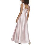 Eliza J NWT  Satin A Line Ball Gown Dress  Color Blush Pink Photo 3