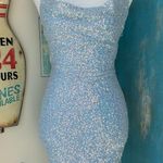 Windsor  All About The Shimmer Sequin Lace Up Dress Photo 0