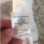 Francesca's White and Gold Foil Graphic Shirt Size 1X New With Tags Photo 4