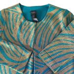 Chico's  0 Travelers Open Front Crinkle‎ Cardigan Duster Size S Reversible Kimono Photo 2