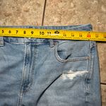 American Eagle  Womens Stretch Salty Air Curvy Mom Jeans Sz 12 Distressed Photo 3