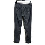 American Eagle American‎ Eagle Jeans Womens 8R Tomgirl Super Stretch X Black Distress Jeans Photo 1