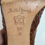 Sesto Meucci Vintage Sesto‎ Meucci Woven Leather Pointed Toe Heels Made in Italy 5.5 Photo 6
