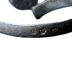 Antique Edwardian Diamond & Pearl Ring Hallmarked Wedding Promise Jewelry Silver Photo 12