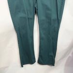 Denim 24 7 Roamans Plus Size 30WT Jeans Tall Elastic Waist Green Straight 1012 Size 30W Photo 3
