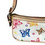 XOXO Vintage  Y2K Butterfly All Over Print Mini Baguette Bag Buckle Strap Grunge Photo 14