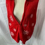 Blair vintage Christmas sweater vest medium Photo 4