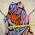 Sam Edelman  Butterfly Tiered High Neck Midi Dress Lavender Multi 4 Photo 7