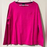 Joules women’s size 6 pink long sleeve pullover shirt w/pocket business casual Photo 0