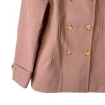 Thread &‎ Supply Womens Blush Pink Mauve Double Breasted Peacoat Jacket NWT XL Photo 2