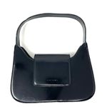 LANCEL Paris high gloss small black leather structured purse, made in Italy Photo 3