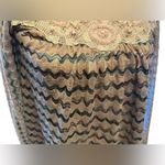 Free People  New Romantics Blouse Top Beaded Crochet Knit Semi Sheer Size Small Photo 4