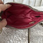 Coach  Ashley Sateen Leather Scarf Print Multicolor Pink Green Crossbody Purse Photo 8