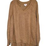 Old Navy Tan Orange V-Neck Sweater Top Women’s Size X-Large Lightweight Shirt! Photo 0