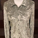 Aeropostale Vintage  velvet button down top Photo 0
