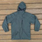 Vintage Green LL Bean 3 in 1 Ski Jacket w/ Blue/Grey Reversible Jacket Lining Photo 0