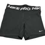 Nike  Dri-Fit Black Stretch Athletic Activewear Large Logo Waistband Performance Photo 0