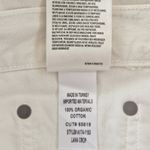 AGOLDE Lana Straight Leg Jeans in Drum Cream Ivory Size 32 Photo 8