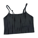 Nike  Light Support Lightly Lined Longline Printed Gray Black Sports Bra Small Photo 0