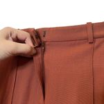 Theory Hartsdale Wool Cropped Pants Women’s Size 4 Contour Fit Rust Workwear Photo 10
