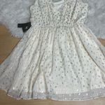 ByxBy sleeveless casual ivory / gold party dress XL Size undefined Photo 9