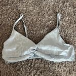 Blush Light Blue Leopard Print Shirt and Bra Set Photo 4