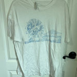 Aerie  Graphic T-Shirt On a Roll Ferris Wheel Short‎ Sleeve Top Small Has A STAIN Photo 0