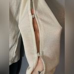 Ruby Rd Off White Open Sleeve Front Knot Top Silver Size undefined Photo 4