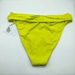 Good American  10 Ways To Wear Bikini Bottom Hi Waist Stretch Neon Yellow 6 US 3X Photo 1