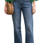 Banana Republic  Women's Curvy Slouch High Waisted Denim Jeans Dark Wash Size 10 Photo 0