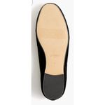 J.Crew  Women's Bit Black Velvet Academic Loafers Flats 9.5 Slip On New Photo 4