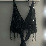 Symphony Black crop top with adornments:).. so fun!! Photo 0