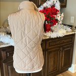 Free Country Puffer Vest Tan Reversible Frosted Sherpa Zip Ski Jacket Womens S  Photo 11