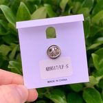 NEW Silver Color Butterfly Pin w/ Rhinestones Fashion Jewelry Lead Compliant Photo 2