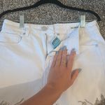 BLANK NYC  rhinestone denim skirt fringe white Photo 2