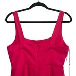 Babaton NEW NWT  Aritzia 90’s Slit Mini Dress In Eros Pink Fuchsia Photo 5