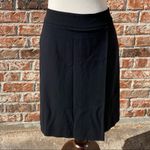 DKNY Donna Karan black wool skirt with a slit and ‼️pockets‼️ / 6 / Excellent condition Photo 2