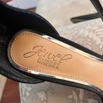 Badgley Mischka Shoes  Black Satin Photo 1