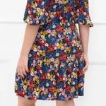 Eloquii Elements Women's Knot Front Floral Print Flounce Dress - Size 16 Photo 1