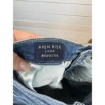 Lucky Brand  Jeans Size 6 28 Blue High Rise Crop Bridgette Skinny Distressed Photo 6