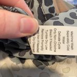 CAbi  Grey & Cream Spotted Pull On Mini Skirt Womens S Polka Dot Preppy Casual Photo 3