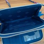 Vera Bradley Cabbage Rose Cabernet RFID All In One Crossbody Bag Wallet Photo 9